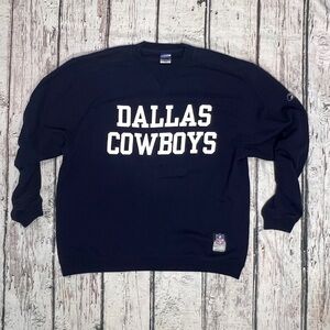 Dallas Cowboys Reebok NFL Football Crewneck Pullover Sweatshirt